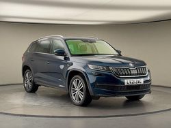 Lava blue metallic/lava blue metallic Used 2021 Skoda Kodiaq LAURIN & KLEMENT SUV | £26,750 (Good price)