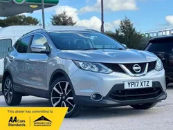 Silver Used 2017 Nissan Qashqai Tekna SUV | £6,600 (Fair price)