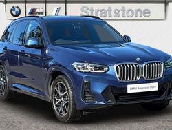 Blue Used 2022 BMW X3 M Sport SUV | £34,997 (Fair price)