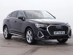 Black Used 2024 Audi Q3 Sportback S-Line SUV | £32,899 (Good price)