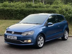 Blue Used 2017 VW Polo Match Hatchback | £9,300 (Fair price)