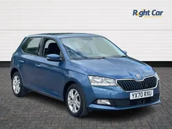 Blue Used 2020 Skoda Fabia SE Hatchback | £10,499 (Fair price)