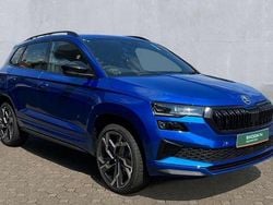 Blue New 2025 Skoda Karoq SportLine SUV | £32,519 (Expensive)