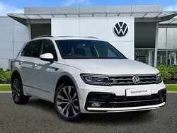 White Used 2019 VW Tiguan R-line SUV | £20,891 (Fair price)
