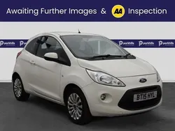 White Used 2015 Ford Ka Zetec Hatchback | £4,470 (Fair price)