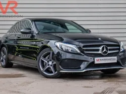 Black Used 2016 Mercedes C220 AMG line Sedan | £10,668 (Fair price)
