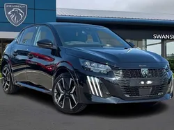 Black New 2025 Peugeot 208 GT Hatchback | £24,105