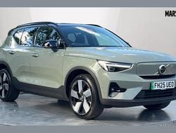 Metallic sage green Used 2025 Volvo EX40 Ultra SUV | £43,215 (Fair price)