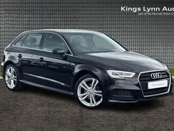 Black Used 2019 Audi A3 S-Line Hatchback | £17,833 (Fair price)
