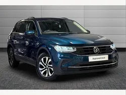 Blue Used 2021 VW Tiguan Active SUV | £22,450 (Fair price)