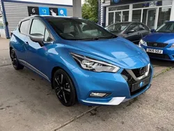 Blue Used 2017 Nissan Micra N-Connecta Hatchback | £7,295 (Fair price)