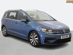 Blue Used 2021 VW Touran R-line MPV | £19,495 (Fair price)