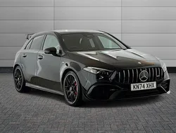 Black Used 2024 Mercedes A45 AMG Hatchback | £50,990 (Expensive)