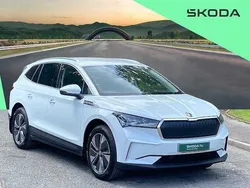 Moon white metallic New 2025 Skoda Enyaq iV SUV | £35,039 (Good price)