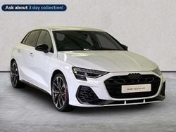 White New 2025 Audi S3 Black Edition Hatchback | £43,997 (A bit pricey)