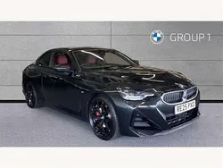 Black sapphire metallic paint Used 2025 BMW 220 M Sport Coupe | £34,450 (Fair price)
