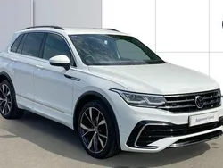 White Used 2021 VW Tiguan R-line SUV | £24,710 (A bit pricey)