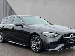 Grey Used 2022 Mercedes C220 AMG line Estate | £27,480 (Good price)