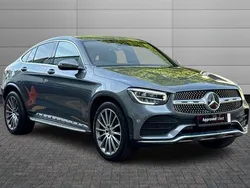 Grey Used 2021 Mercedes GLC220 AMG Line Premium Coupe | £32,000 (A bit pricey)