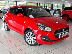 Burning red pearl Used 2021 Suzuki Swift SZ-T Hatchback | £13,189 (Good price)