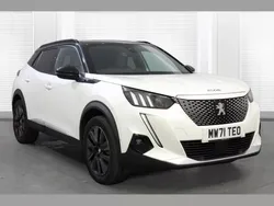 White Used 2021 Peugeot e-2008 Premium SUV | £14,700 (Fair price)