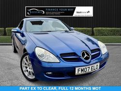Blue Used 2007 Mercedes SLK280 Cabriolet | £2,695 (Good price)