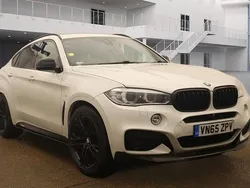 White Used 2015 BMW X6 M Sport SUV | £17,495 (Fair price)