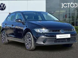 Black Used 2024 VW Polo Life Hatchback | £17,686 (Fair price)