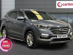 Silver Used 2017 Hyundai Santa Fe Premium SUV | £15,499 (Fair price)