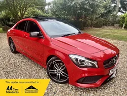 Red Used 2018 Mercedes CLA220 AMG line Sedan | £14,495 (Fair price)