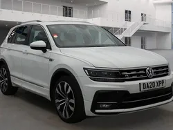 White Used 2020 VW Tiguan R-line SUV | £22,499 (Expensive)