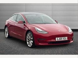Red Used 2019 Tesla Model 3 Performance Sedan | £18,490 (Fair price)