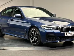 Blue Used 2022 BMW 520 M Sport | £26,500 (Fair price)