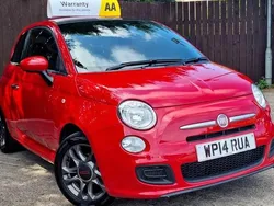 Red Used 2014 Fiat 500 S Hatchback | £3,495 (Fair price)