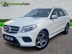 White Used 2016 Mercedes GLE250 AMG line SUV | £17,991 (Fair price)