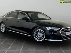 Black Used 2019 Audi A8 S-Line Sedan | £26,995 (Fair price)