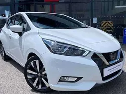 White Used 2017 Nissan Micra Tekna Hatchback | £7,990 (Fair price)