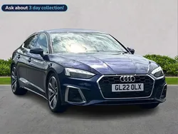 Blue Used 2022 Audi A5 Sportback S-Line Hatchback | £25,903 (Good price)