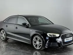 Black Used 2016 Audi A3 S-Line Sedan | £12,350 (Fair price)