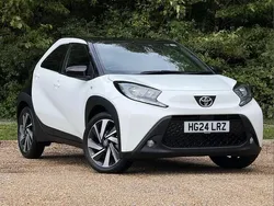 Pure white bitone Used 2024 Toyota Aygo Hatchback | £16,795 (Fair price)