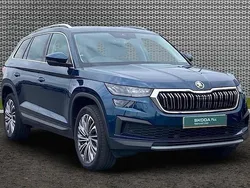 Petrol blue metallic Used 2022 Skoda Kodiaq SE L Executive SUV | £28,126 (Expensive)