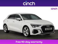 White Used 2022 Audi A3 S-Line Hatchback | £20,149 (Fair price)