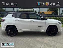 White New 2025 Jeep Compass SUV | £29,495 (Expensive)