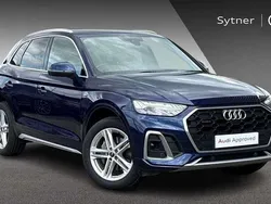 Blue Used 2022 Audi Q5 S-Line SUV | £33,250 (Fair price)