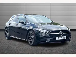 Cosmos black Used 2022 Mercedes A200 Executive Hatchback | £21,250 (A bit pricey)