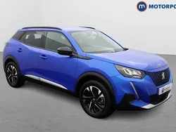 Blue Used 2022 Peugeot e-2008 Allure Premium SUV | £13,649 (Fair price)