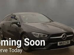 Black Used 2021 Mercedes CLA250 Shooting Brake AMG line Estate | £21,999