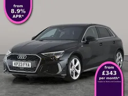 Black Used 2023 Audi A3 Sportback S-Line Hatchback | £24,974 (Fair price)