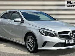 Silver Used 2018 Mercedes A160 Sport Edition Hatchback | £11,419 (Good price)