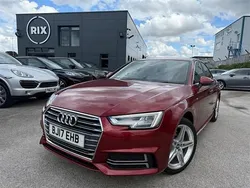 Red Used 2017 Audi A4 S-Line Sedan | £8,750 (Fair price)